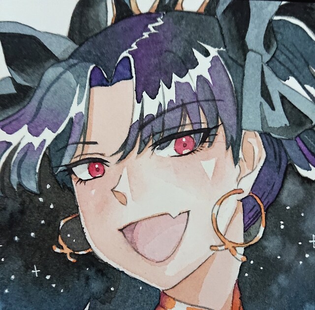 自作イラスト Fgo イシュタル 透明水彩 新品 中古のオークション モバオク 自作イラスト Fgo イシュタル 透明水彩 新品 中古のオークション モバオク