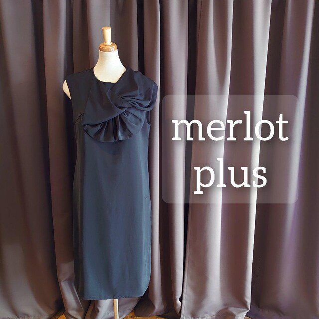 I112新品 Merlot Plus ワンピース F ブラック ドレープ ゲスト メルロー Merlot 新品 中古のオークション モバオク No I112新品 Merlot Plus ワンピース F ブラック ドレープ ゲスト メルロー Merlot 新品 中古のオークション モバオク No