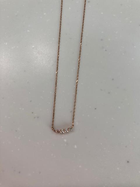 ファイナルセール K10ダイヤモンド5石 ネックレス レディース 本物保証 K10ダイヤモンド5石 ネックレス ネックレス