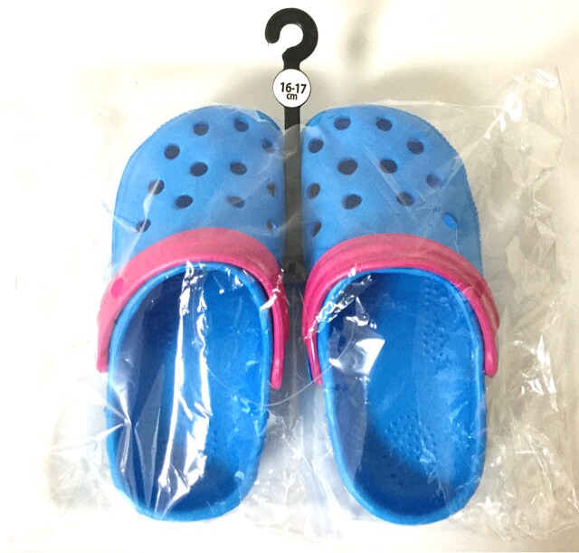 新品 クロックス風キッズサンダル 16 17 ブルー 子ども キッズ ベビー 新品 中古のオークション モバオク