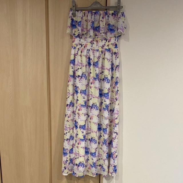 Angelina フリル 花柄ベアマキシワンピース 女性ファッション 新品 中古のオークション モバオク No Angelina フリル 花柄ベアマキシワンピース 女性ファッション 新品 中古のオークション モバオク No