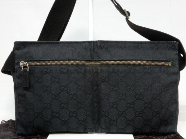 正規品 GUCCI グッチ ボディバッグ ウエストポーチ GG キャンバスx