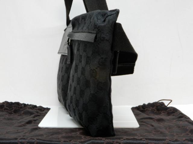 正規品 GUCCI グッチ ボディバッグ ウエストポーチ GG キャンバスx