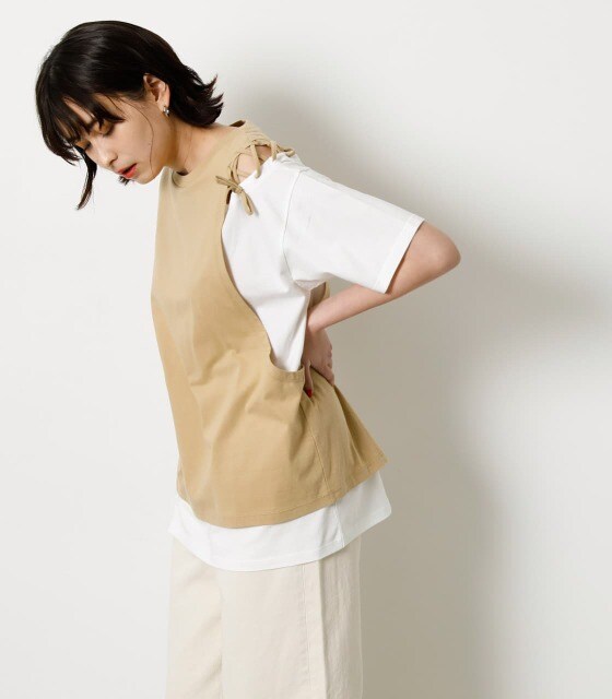 Azul タグ付き新品 オーガニックコットンの2枚重ねtシャツ 新品 中古のオークション モバオク Azul タグ付き新品 オーガニックコットンの2枚重ねtシャツ 新品 中古のオークション モバオク
