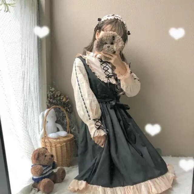 フリフリ ロリータワンピース フリーサイズ 女性ファッション 新品 中古のオークション モバオク No