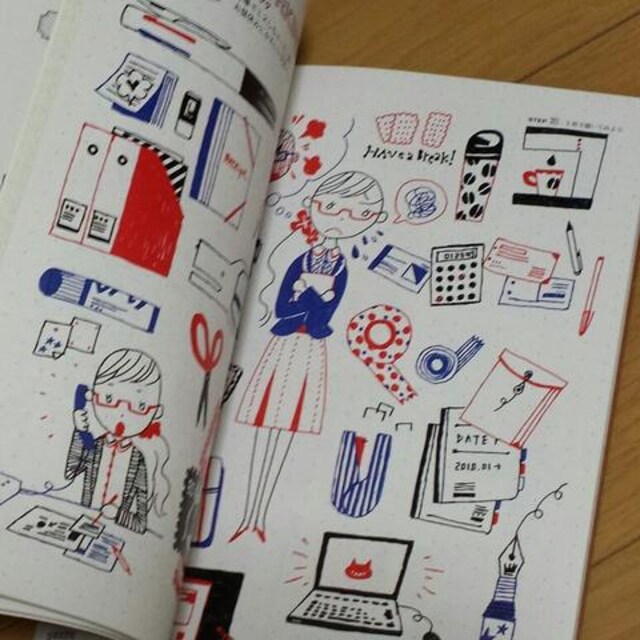 3色ボールペンで かんたん ちょこっとイラスト帖 新品 中古のオークション モバオク 3色ボールペンで かんたん ちょこっとイラスト帖 新品 中古のオークション モバオク