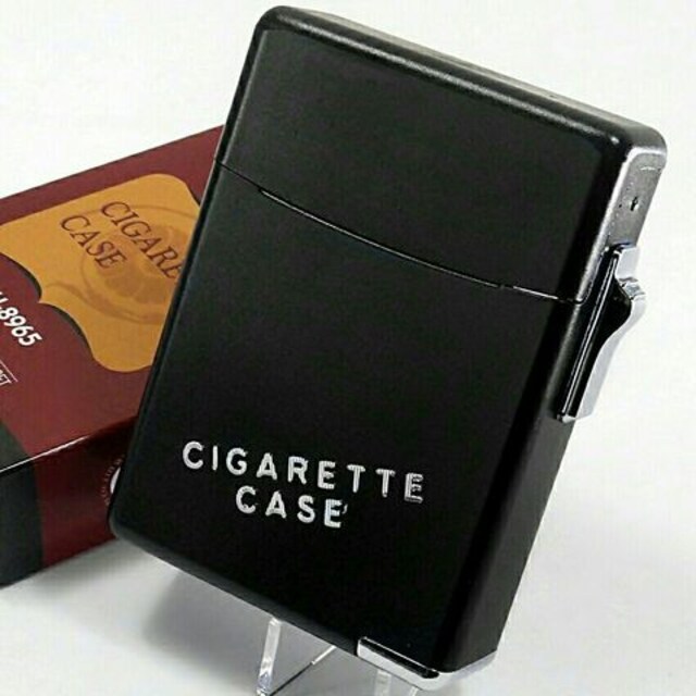 ガスライター付きシガレットケース ブラック タバコケース 新品 中古のオークション モバオク ガスライター付きシガレットケース ブラック タバコケース 新品 中古のオークション モバオク