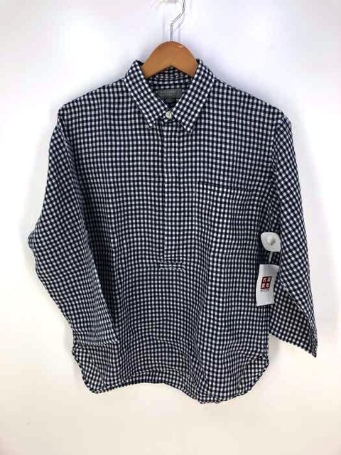 Margaret Howell マーガレットハウエル ギンガムチェックリネンプルオーバーシャツシャツ 男性ファッション 新品 中古のオークション モバオク No