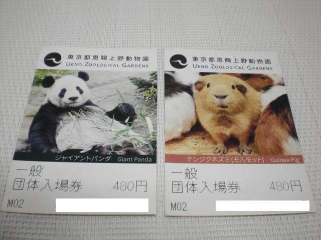 上野動物園 入場券 2枚セット チケット 金券 新品 中古のオークション モバオク No