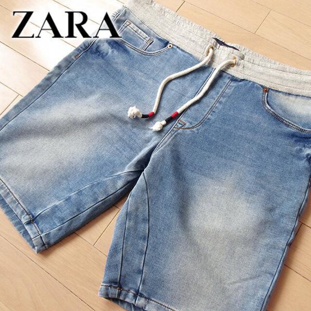 超美品 Eur 42 Zara Man ザラ メンズ ショートデニムパンツ ザラ Zara 新品 中古のオークション モバオク No