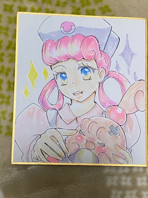 自作イラスト 小色紙 ポケモン ジョーイさん 新品 中古のオークション モバオク 自作イラスト 小色紙 ポケモン ジョーイさん 新品 中古のオークション モバオク