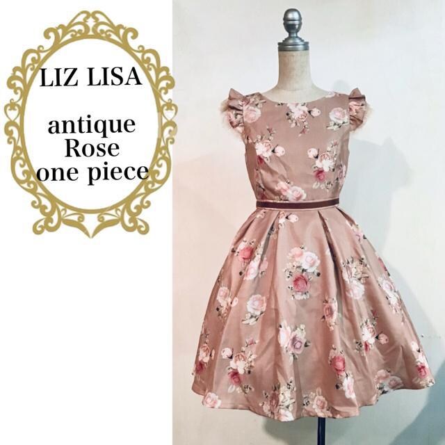 Liz Lisa アンティーク風 薔薇柄ワンピース リズリサ Liz Lisa 新品 中古のオークション モバオク