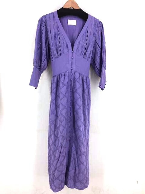 Ameri アメリ Medi Crumple Cotton Lace Dress レース切替ドレスワンピースシフ 女性ファッション 新品 中古のオークション モバオク No