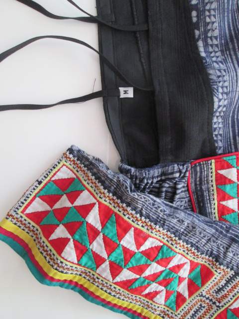 ミャンマー モン族の刺繍古布 ベルト - delluccio.com.br
