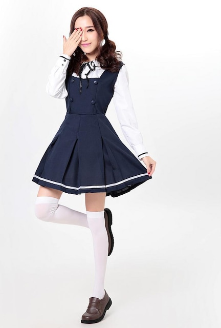 紺 ラブライブ風 ワンピース コスプレ衣装 女性ファッション 新品 中古のオークション モバオク 紺 ラブライブ風 ワンピース コスプレ衣装 女性ファッション 新品 中古のオークション モバオク