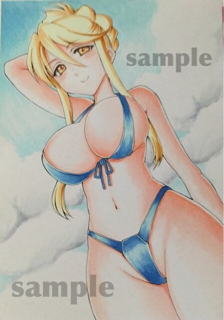 自作イラスト Hotd 鞠川静香 水着 B5 新品 中古のオークション モバオク