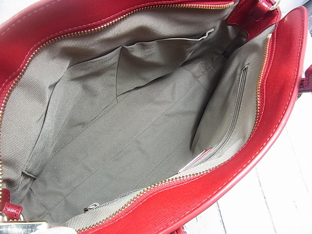 500円スタ☆正規フルラ FURLA パイパー レザー2WAY ショルダートート ...