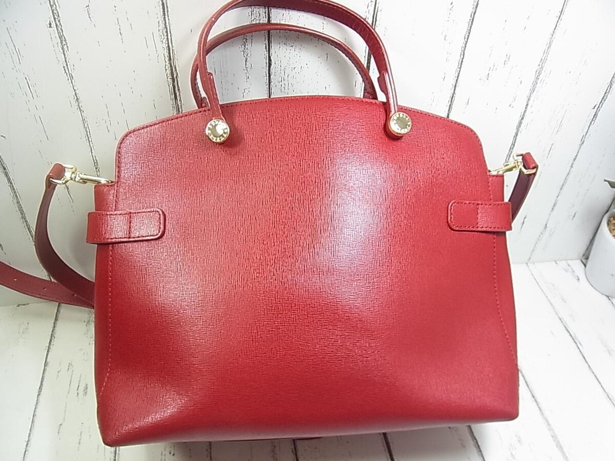 500円スタ☆正規フルラ FURLA パイパー レザー2WAY ショルダートート ...