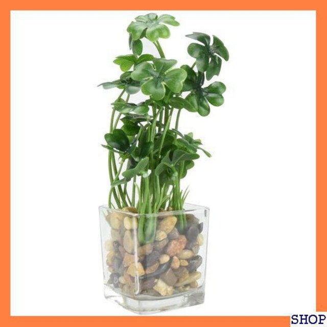 人気 インテリア 人工観葉植物 フェイクグリーン 造花 世話いらず 観賞用 インテリア 装飾 ガラス鉢 四葉のクローバー 380 インテリア ライフ 新品 中古のオークション モバオク No