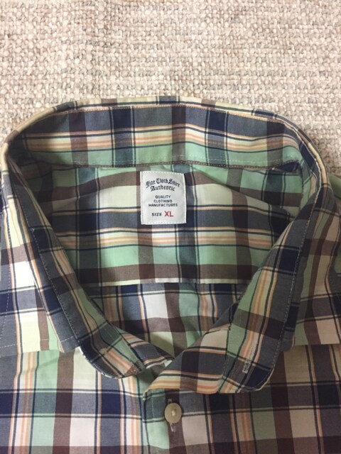 512 ユニクロ メンズ半袖シャツ グリーン系チェック柄 X L ユニクロ Uniqlo 新品 中古のオークション モバオク 512 ユニクロ メンズ半袖シャツ グリーン系チェック柄 X L ユニクロ Uniqlo 新品 中古のオークション モバオク