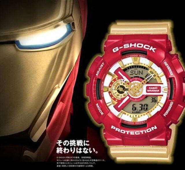 カシオ Casio 腕時計 G Shock メンズ アナデジ アイアンマン 新品 中古のオークション モバオク