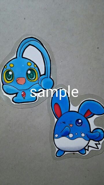 自作イラスト ポケモン ラミカ マリルリ マナフィ 新品 中古のオークション モバオク 自作イラスト ポケモン ラミカ マリルリ マナフィ 新品 中古のオークション モバオク