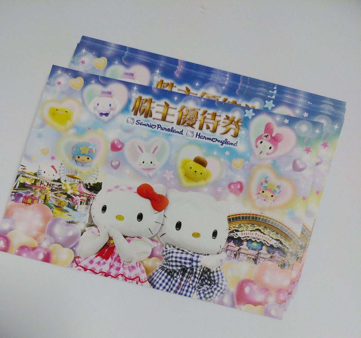 サンリオピューロランド入場券 9枚 / サンリオショップ金券 3,000円
