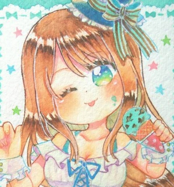 自作イラスト オリジナル チョコミントアイス 女の子 新品 中古のオークション モバオク 自作イラスト オリジナル チョコミントアイス 女の子 新品 中古のオークション モバオク