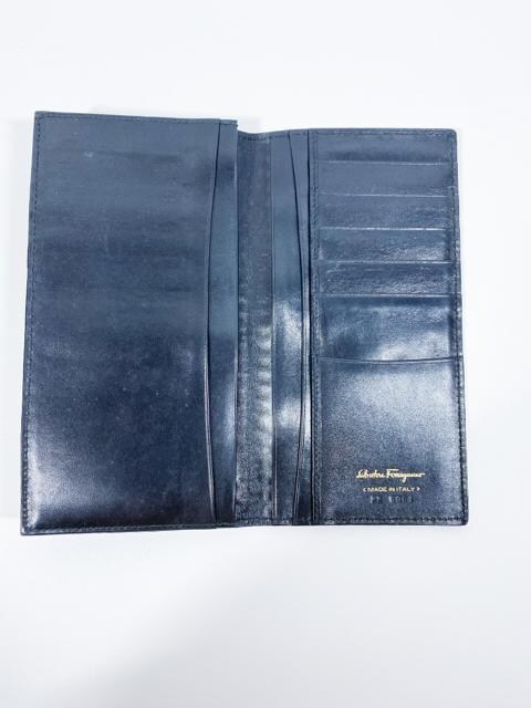美品】フェラガモ Salvatore Ferragamo ガンチーニ レザー 長財布 財布