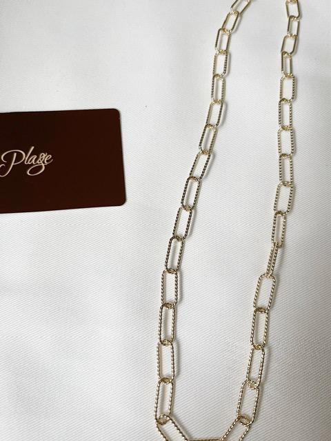 がありつつ Plage - Plage LAURA LOMBARDI ROSA CHAIN ネックレスの ...
