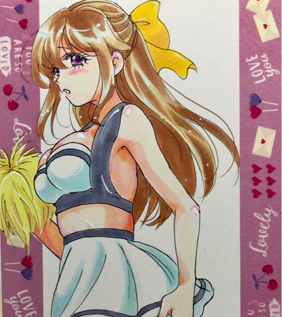スカートおさえ お嬢様系チアガール オリジナル自作イラスト 新品 中古のオークション モバオク スカートおさえ お嬢様系チアガール オリジナル自作イラスト 新品 中古のオークション モバオク