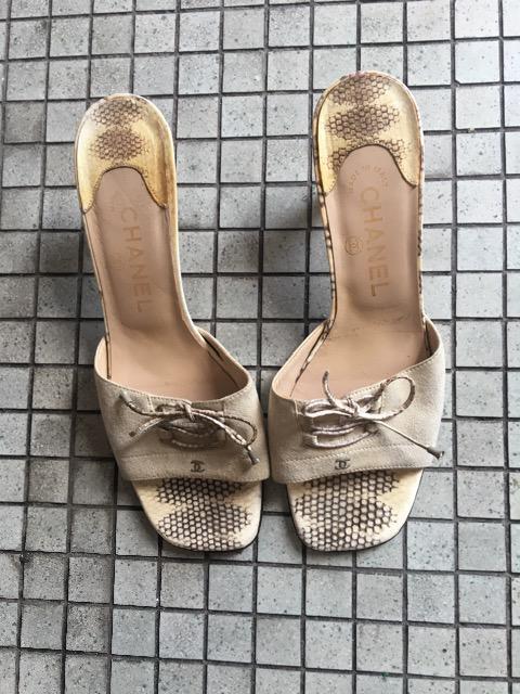 CHANELミュール | シャネル/CHANEL | 新品・中古のオークション モバオク