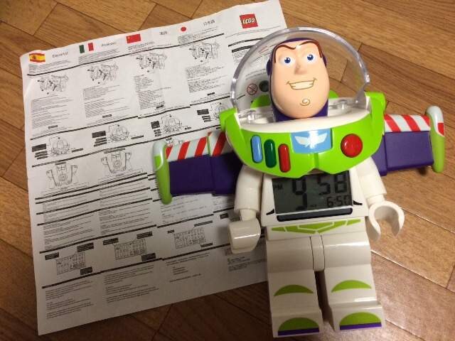バズライトイヤー 目覚まし時計 Lego トイストーリー取説あり 新品 中古のオークション モバオク