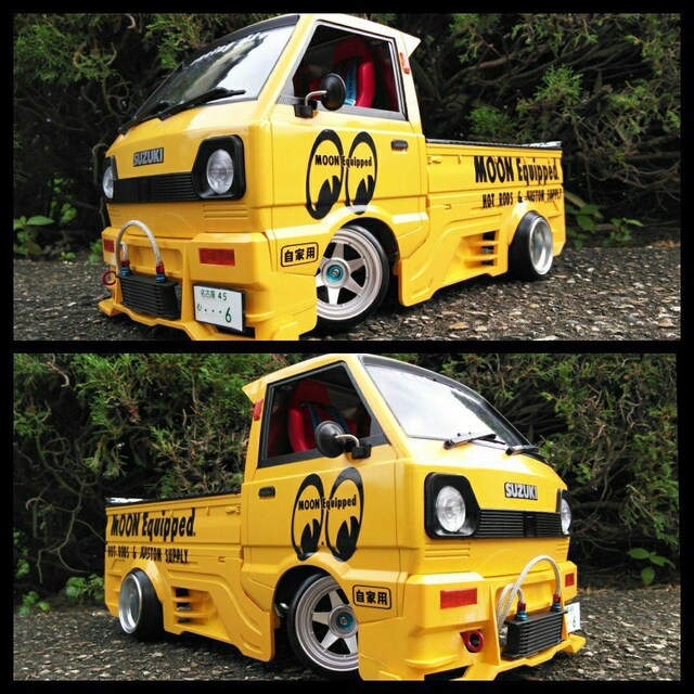 Wpl D12 スズキ Carry 軽トラック改 車高短 ムーンスタイル ホビー 新品 中古のオークション モバオク No