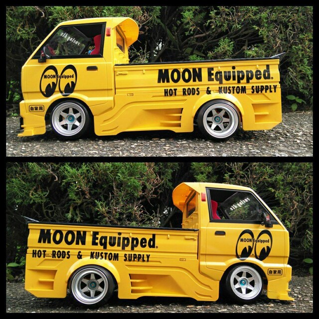 Wpl D12 スズキ Carry 軽トラック改 車高短 ムーンスタイル ホビー 新品 中古のオークション モバオク No