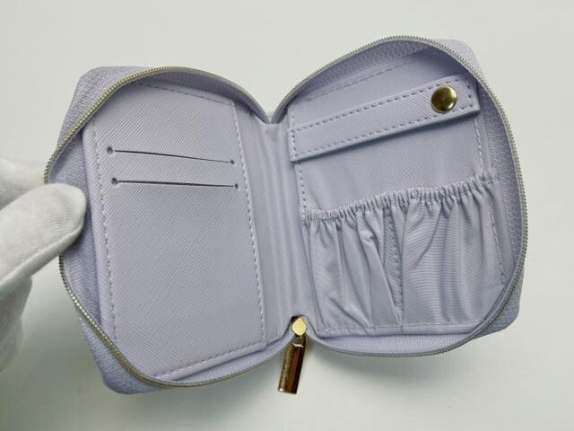 D702 未使用☆ ジルスチュアート 財布 カードケース 紫 | ジル