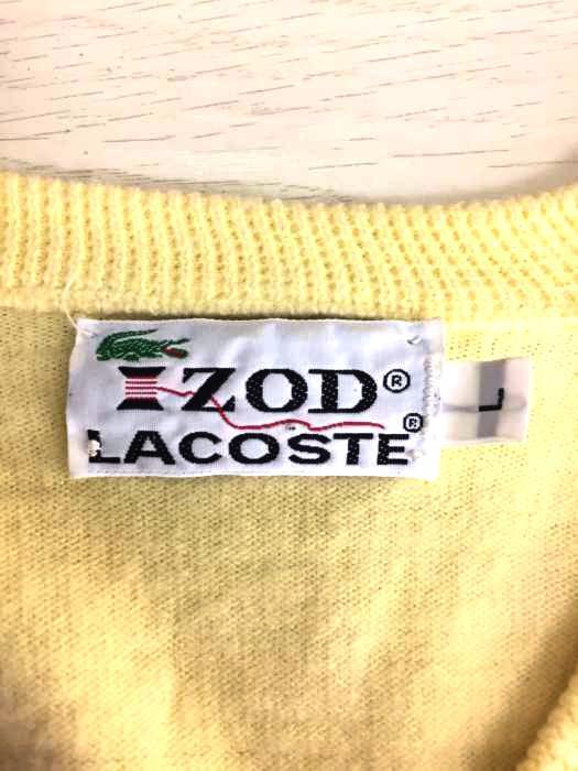 IZOD LACOSTE(アイゾッドラコステ)70S 糸巻きタグvネックニット IZOD LACOSTE(アイゾッドラコステ)70S 糸巻きタグvネックニット