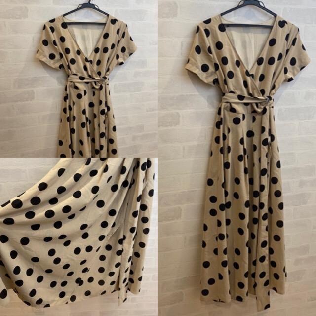 Birthday Bash ドットプリントカシュクールワンピース 女性ファッション 新品 中古のオークション モバオク No Birthday Bash ドットプリントカシュクールワンピース 女性ファッション 新品 中古のオークション モバオク No