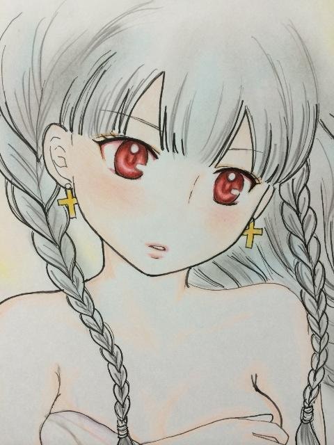 自作イラスト パズドラ 白盾の女神ヴァルキリー 新品 中古のオークション モバオク