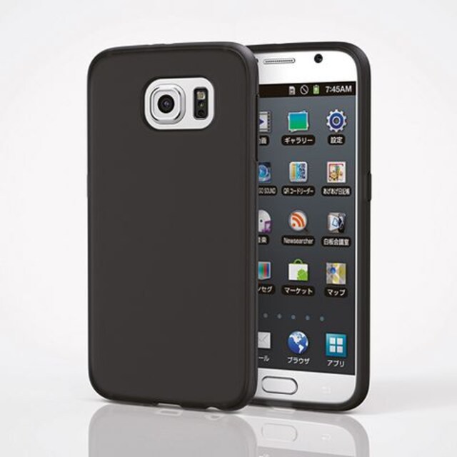 Docomo Galaxy S6 Sc 05g 用 シリコンケース ブラック 家電 Av 新品 中古のオークション モバオク No