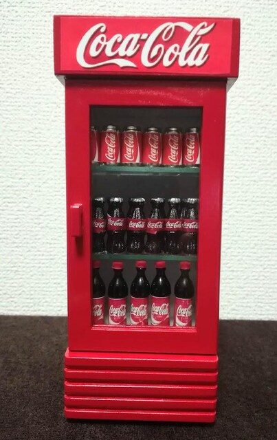 ミニチュア☆コカコーラ冷蔵庫☆１ドア②☆ドア開閉可☆ | おもちゃ | 新品・中古のオークション モバオク