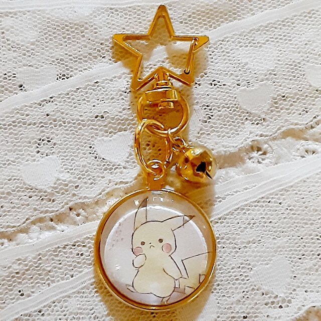 ポケモン ピカチュウ キーホルダー 鈴 2 5cmカボション ハンドメイド アニメ コミック キャラクター 新品 中古のオークション モバオク ポケモン ピカチュウ キーホルダー 鈴 2 5cmカボション ハンドメイド アニメ コミック キャラクター 新品 中古のオークション モバオク