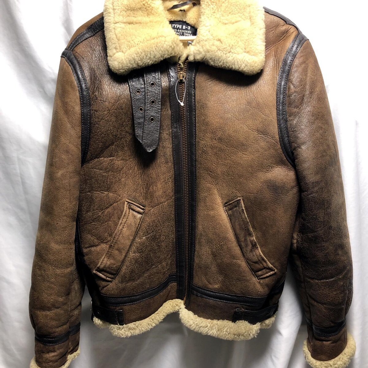ワンピなど最旬ア! ムートンジャケット ショット Schott B-3 USA IN