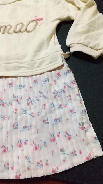 花柄プリーツスカートの可愛いワンピース | キッズ/ベビー | 新品 決算特別セール 花柄プリーツスカートワンピース ロングワンピース