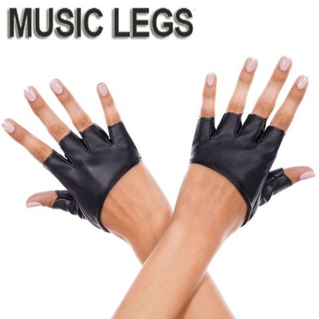 A626)MusicLegs合皮フィンガーレスハーフグローブ黒ブラックフェイクレザーダンス衣装 | 女性ファッション | 新品・中古のオークション モバオク A626)MusicLegs合皮フィンガーレスハーフグローブ黒ブラックフェイクレザーダンス衣装 | 女性ファッション | 新品・中古のオークション モバオク