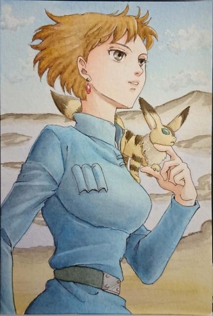 自作イラスト 風の谷のナウシカ ナウシカとテト 新品 中古のオークション モバオク 自作イラスト 風の谷のナウシカ ナウシカとテト 新品 中古のオークション モバオク