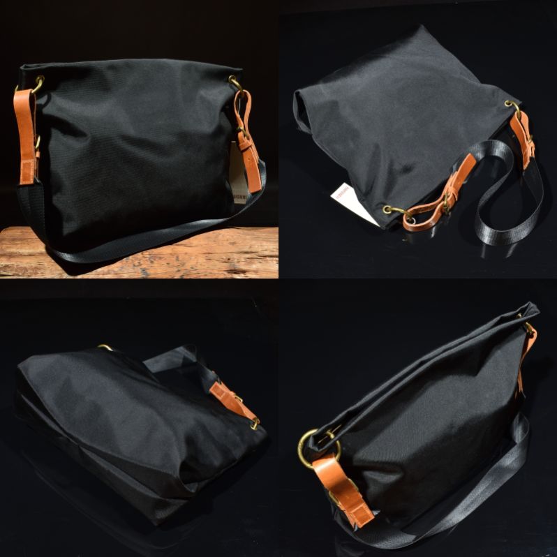 ◇牛本革×牛津布 防水 撥水 ショルダーバッグ メンズ◇紺b53 | 男性 ◇牛本革×牛津布 防水 撥水 ショルダーバッグ メンズ◇紺b53 | 男性