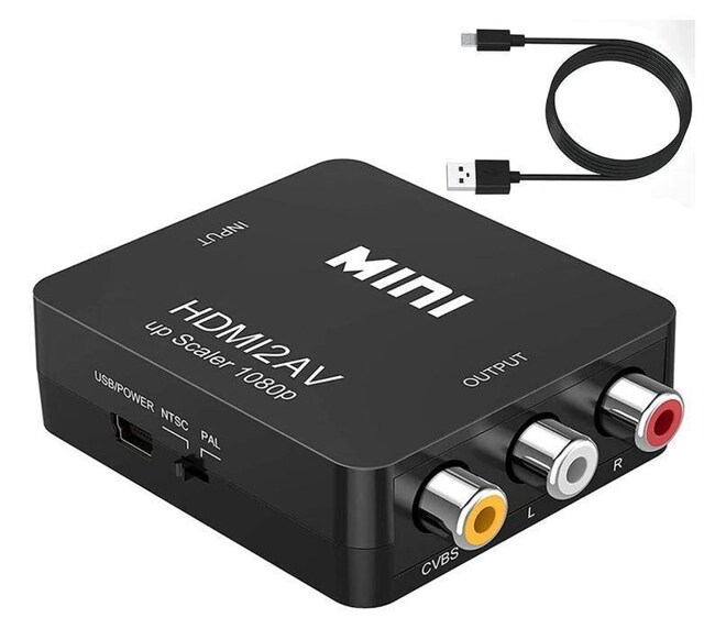 HDMI to AVϊRo[^[ HDMI to RCAϊ 1080P  o er/PS3/PS4/PS5PC 70   Ɠd/AV 