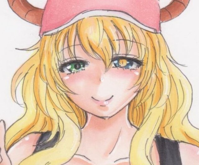 自作イラスト 小林さんちのメイドラゴン ルコア ムチムチ巨乳 新品 中古のオークション モバオク