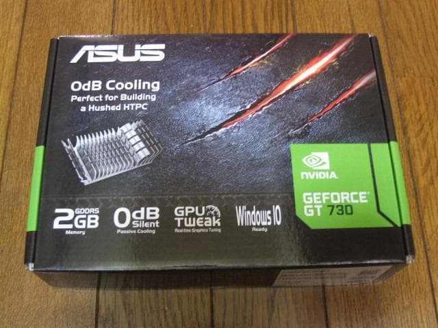 ASUS製グラフィックカード「GT730-SL-2GD5-BRK」新品同様! | PC本体 ASUS製グラフィックカード「GT730-SL-2GD5-BRK」新品同様! | PC本体